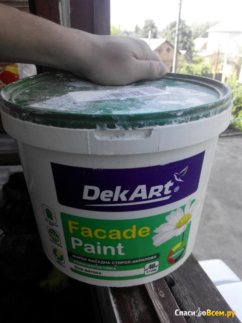 Краска фасадная "Facade Paint" DekArt