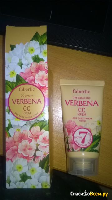 Крем Faberlic Verbena для всех типов кожи после 30 CC-крем SPF 10
