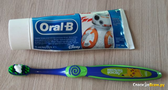 Детская зубная паста Oral-B Starwars "Звездные воины"