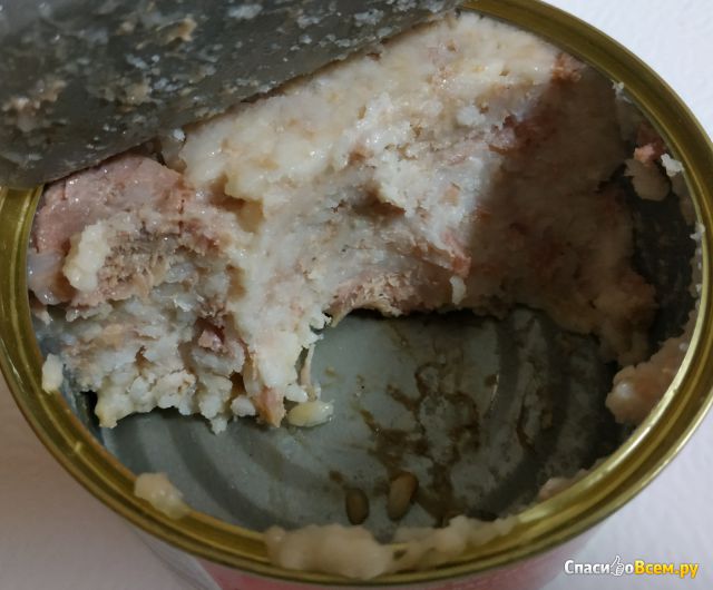 Консервы мясорастительные стерилизованные Агрокомплекс Каша рисовая со свининой