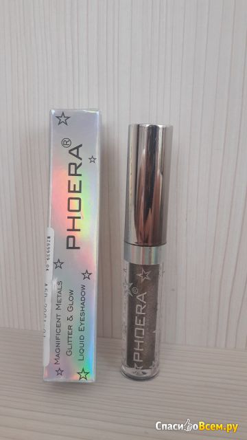 Жидкие тени для век Phoera magnificent metals glitter glow liquid eyeshadow