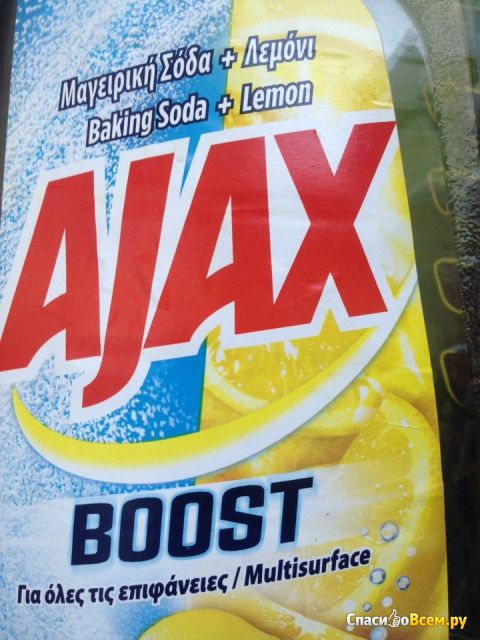 Универсальное моющее средство Ajax Baking Soda+ Lemon