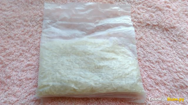 Рис длиннозерный рассыпчатый, обработанный паром, в пакетиках Увелка