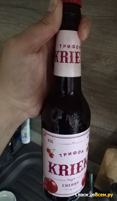 Пивной напиток Вятич "Трифон Kriek"