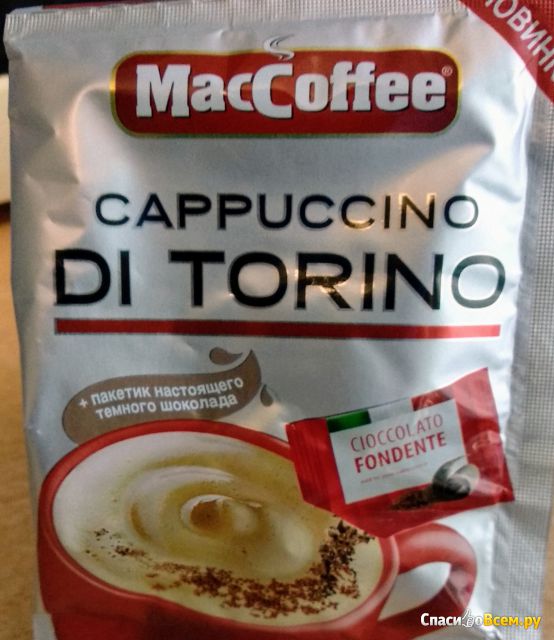 Кофе растворимый MacCoffee Cappuccino Di torino