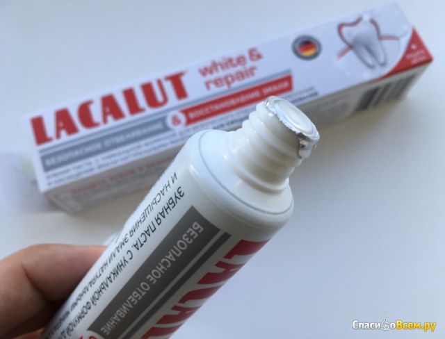 Зубная паста Lacalut white & repair
