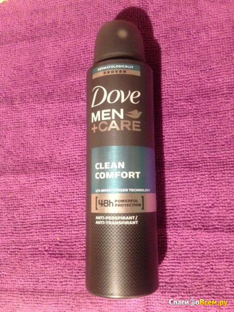 Антиперспирант-спрей Dove Men+Care Clean Сomfort
