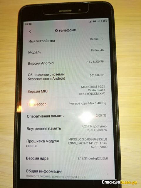 Смартфон Xiaomi Redmi 4A