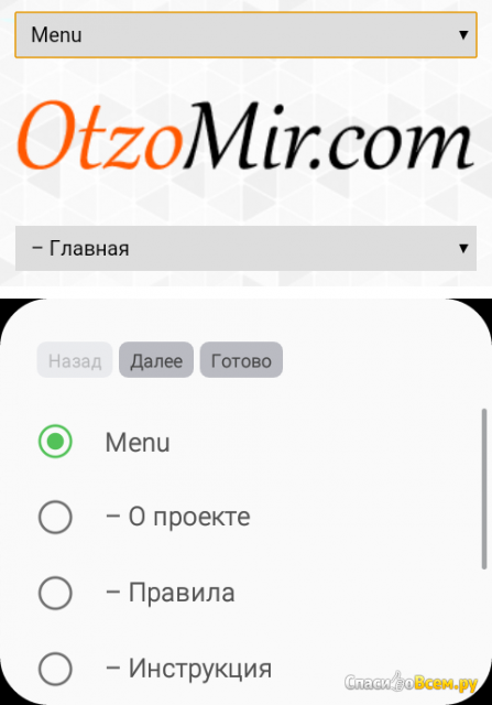 Сайт отзыва otzomir.com