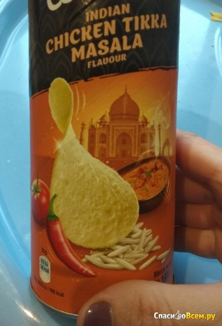 Чипсы Pringles Original Asian Collection Indian chicken tikka masala flavour