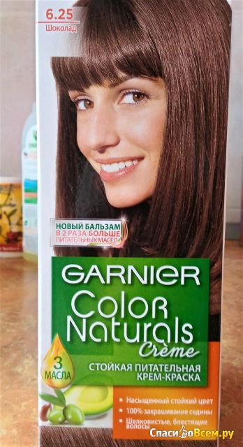 Краска для волос Garnier Color Naturals Creme 6.25 Шоколад