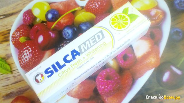 Зубная паста SilcaDent Citrus Fresh + Whitening