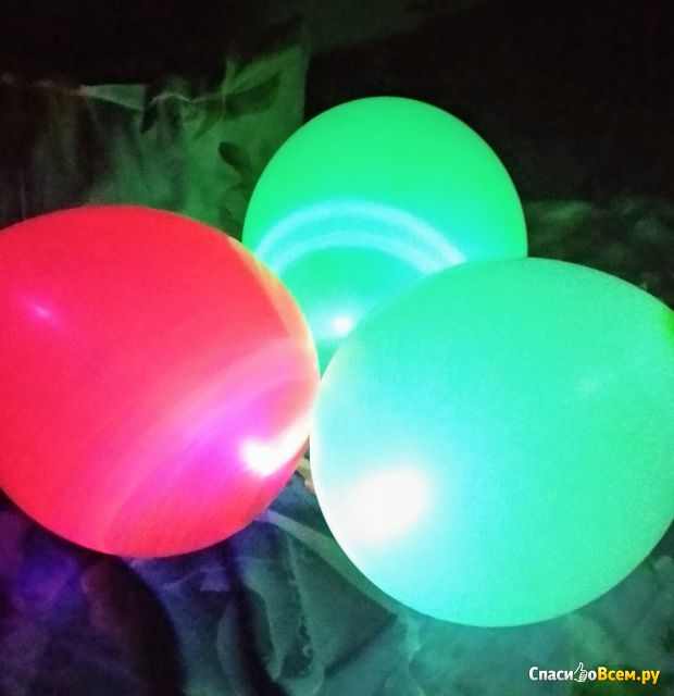 Светящиеся в темноте воздушные шары Party