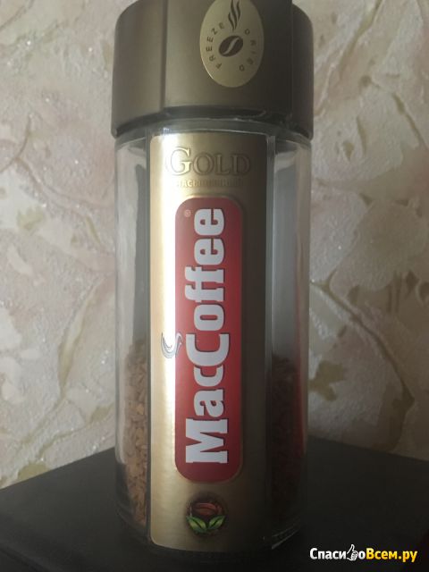 Кофе MacCoffee Gold растворимый