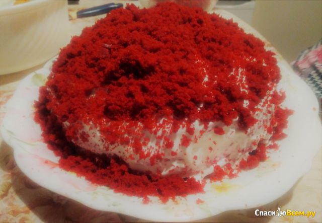 Готовая смесь для выпечки С.Пудовъ торт "Красный бархат"