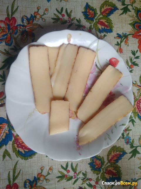 Сыр "Беловежский" Березка копчёный с перцем и чесноком