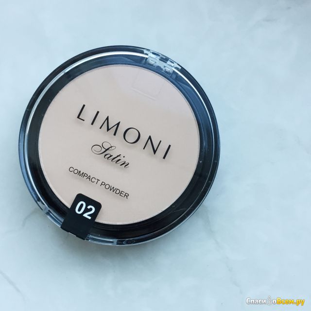 Компактная пудра для лица Limoni Satin Compact Powder