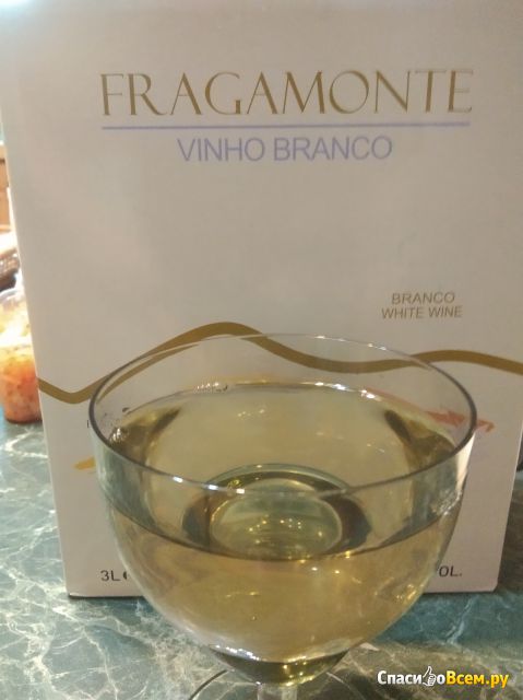 Белое португальское сухое вино Fragamonte