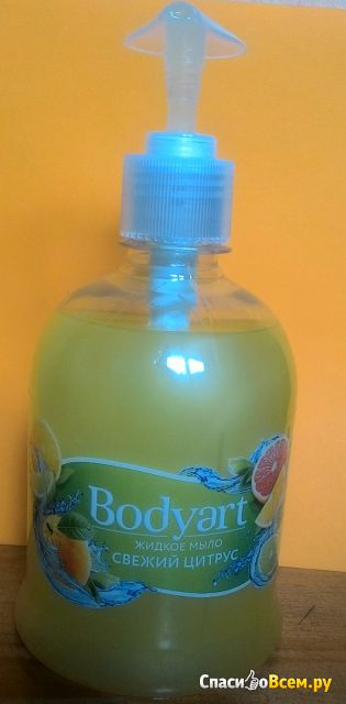 Жидкое мыло для рук Bodyart  "Свежий цитрус" с увлажняющим комплексом.