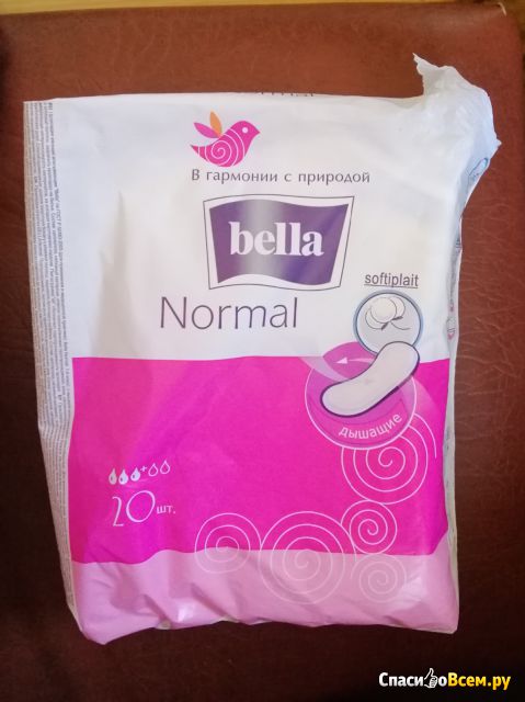 Прокладки Bella Normal softiplait дышащие