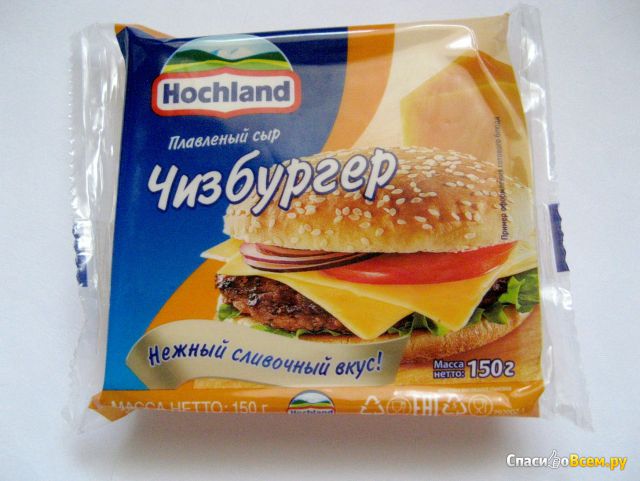 Сыр Hochland плавленый Чизбургер