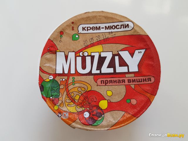 Продукт мультизлаковый ферментированный Muzzly "Крем-мюсли" Пряная вишня