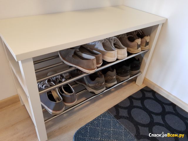 Скамья с полкой для обуви "Чусиг" IKEA