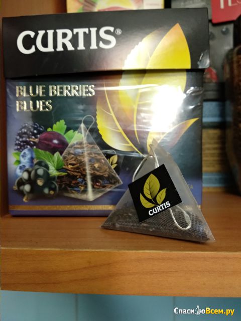 Чай Curtis «Blue berries blues» в пирамидках