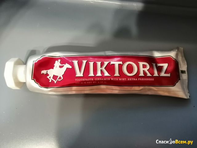 Зубная паста Viktoriz Корица с мятой "Экстра свежесть"