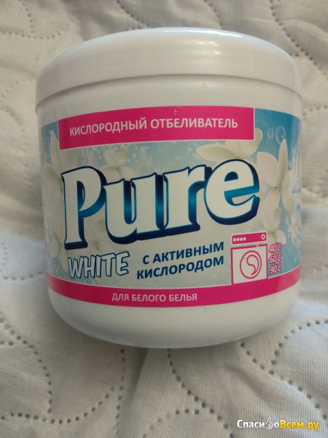 Кислородный отбеливатель "Pure" Для белого белья