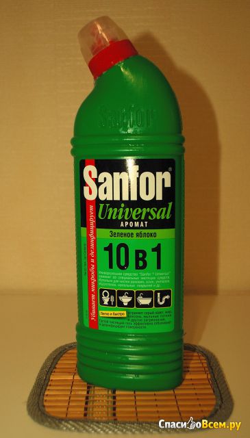 Чистящее средство Sanfor Universal гель "Зеленое яблоко"