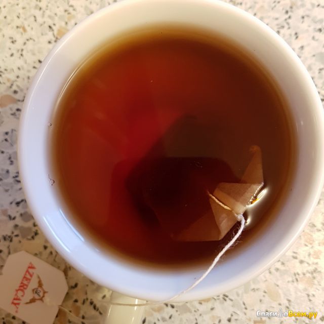 Чай чёрный Azerçay "Азерчай" с ароматом бергамота в пакетиках