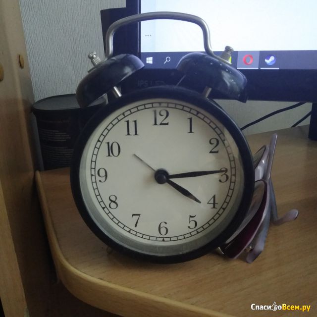 Часы настольные "IKEA" Dekad с будильником