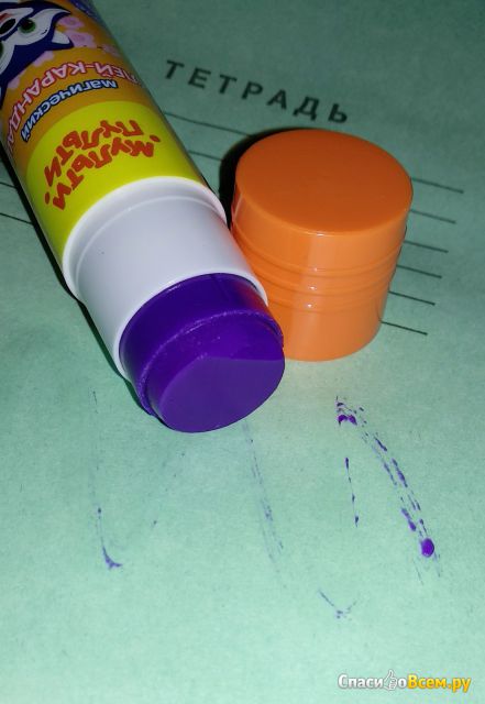 Клей-карандаш "Мульти-Пульти" с цветным индикатором "Енот в Японии"