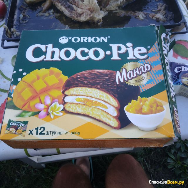 Пирожное Orion Choco Pie "Mango"