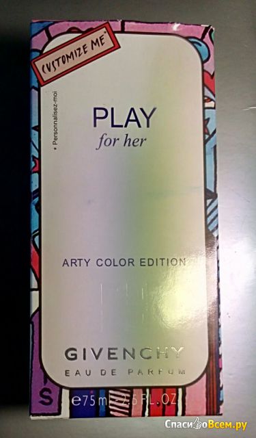Парфюмированная вода Givenchy Play Arty Color Edition