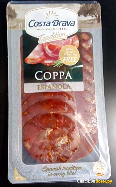 Колбаса сыровяленая Costa Brava Coppa