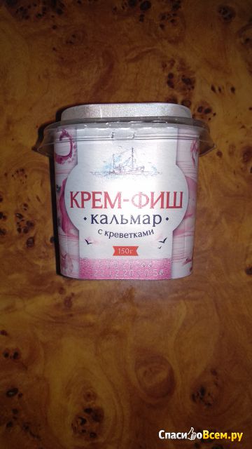 Паста из морепродуктов Европром "Крем-фиш" кальмар-креветка