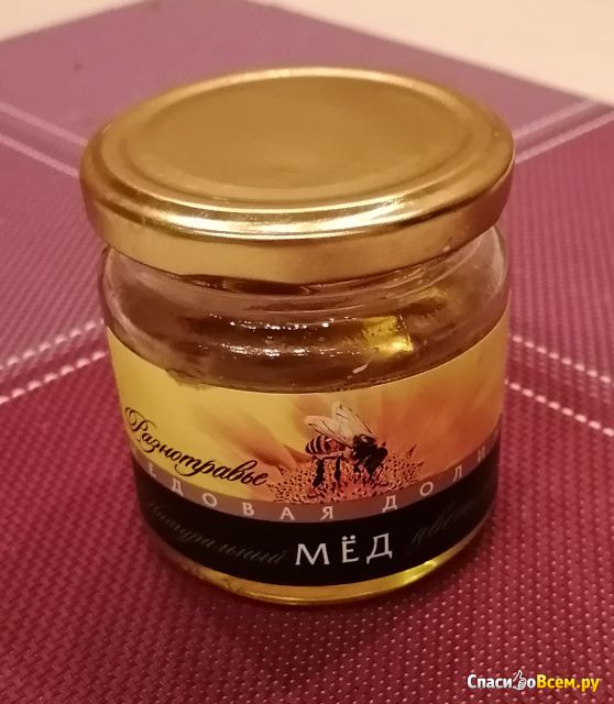Мёд цветочный натуральный разнотравье "Медовая долина"