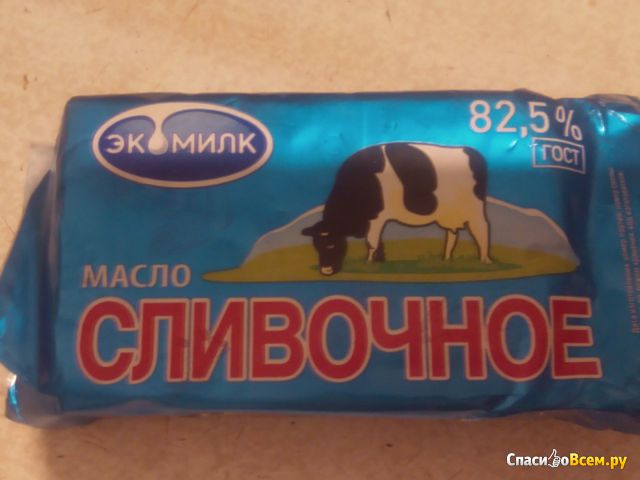 Сливочное масло "Экомилк" 82,5%