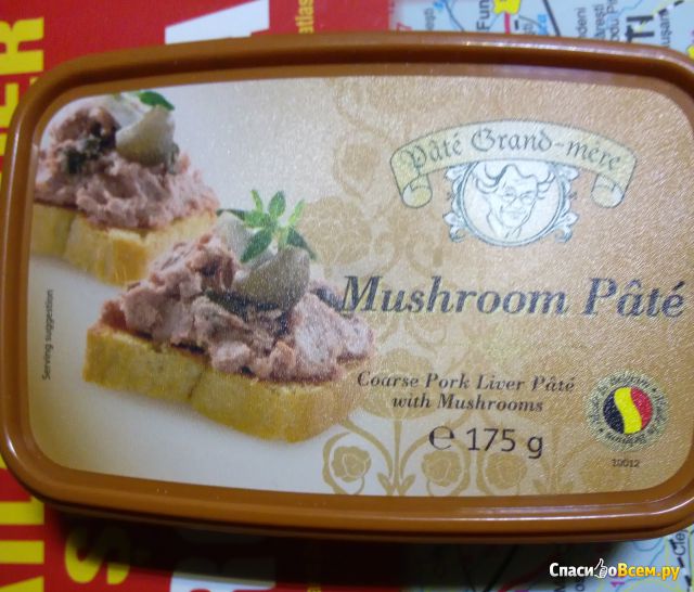 Паштет с грибами Pate Grand-Mere