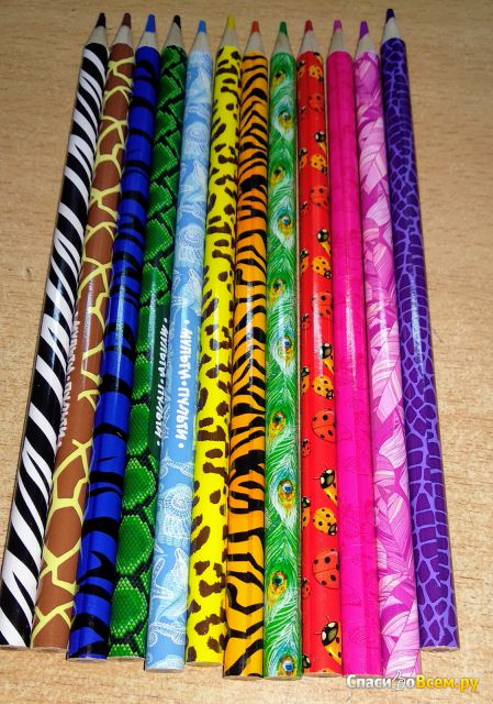 Набор цветных карандашей Мульти-Пульти "Зоопарк"