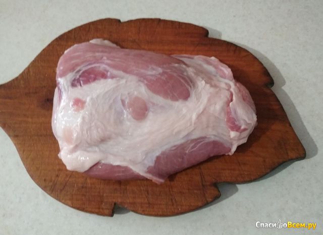 Полуфабрикат мясной  из свинины крупнокусковый охлаждённый Агрокомплекс Лопатка