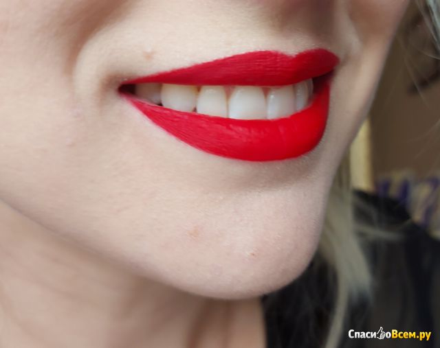 Жидкая губная помада Sephora Collection Cream Lip Stain №01 Always Red