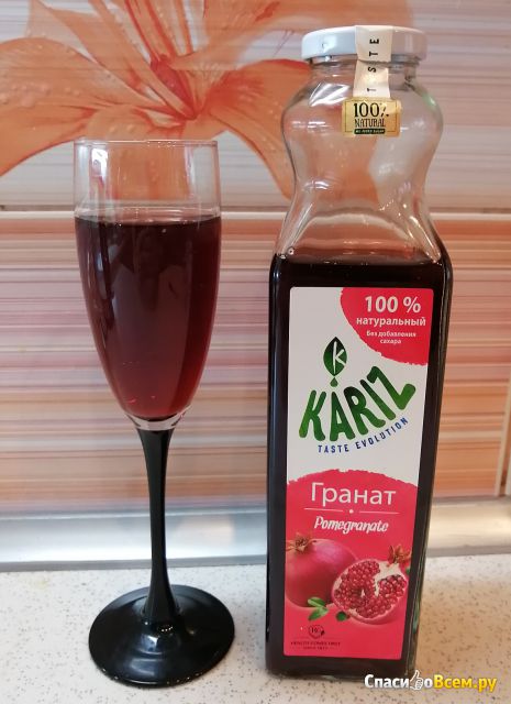 Гранатовый сок Kariz Taste Evolution