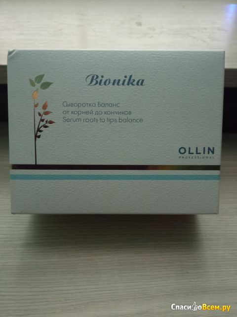 Сыворотка для волос Ollin Professional Bionika "Баланс от корней до кончиков"