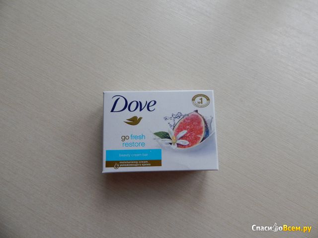 Крем-мыло Dove Go fresh restore "Инжир и лепестки апельсина"