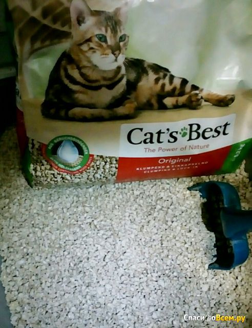 Наполнитель для кошачьего туалета Cat's Best Original