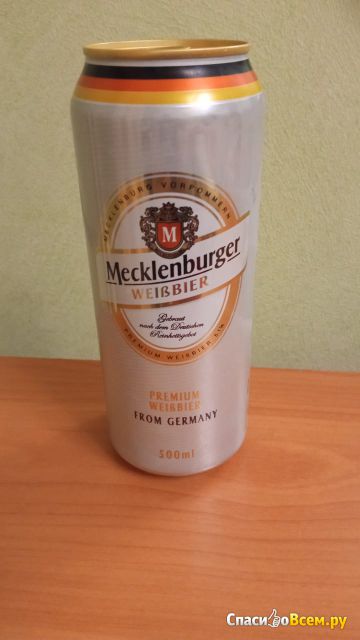 Пиво Mecklenburger Weissbier