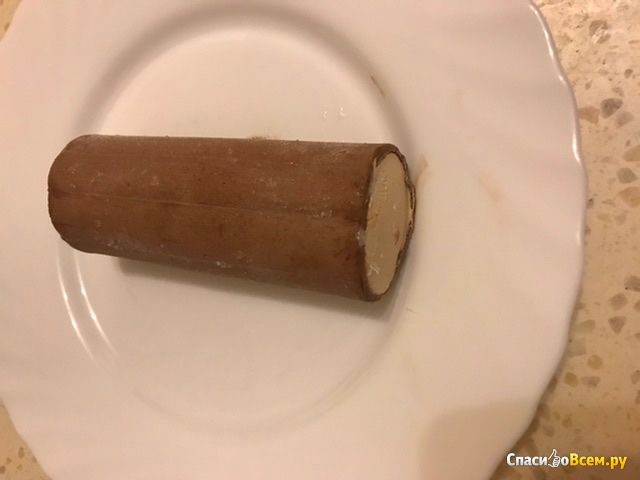 Мороженое пломбир крем-брюле в шоколадно-сливочной глазури "Лакомство" Коровка из Кореновки.
